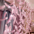 Feather LED Atmosphere USB Remote Control Copper Wire Light String