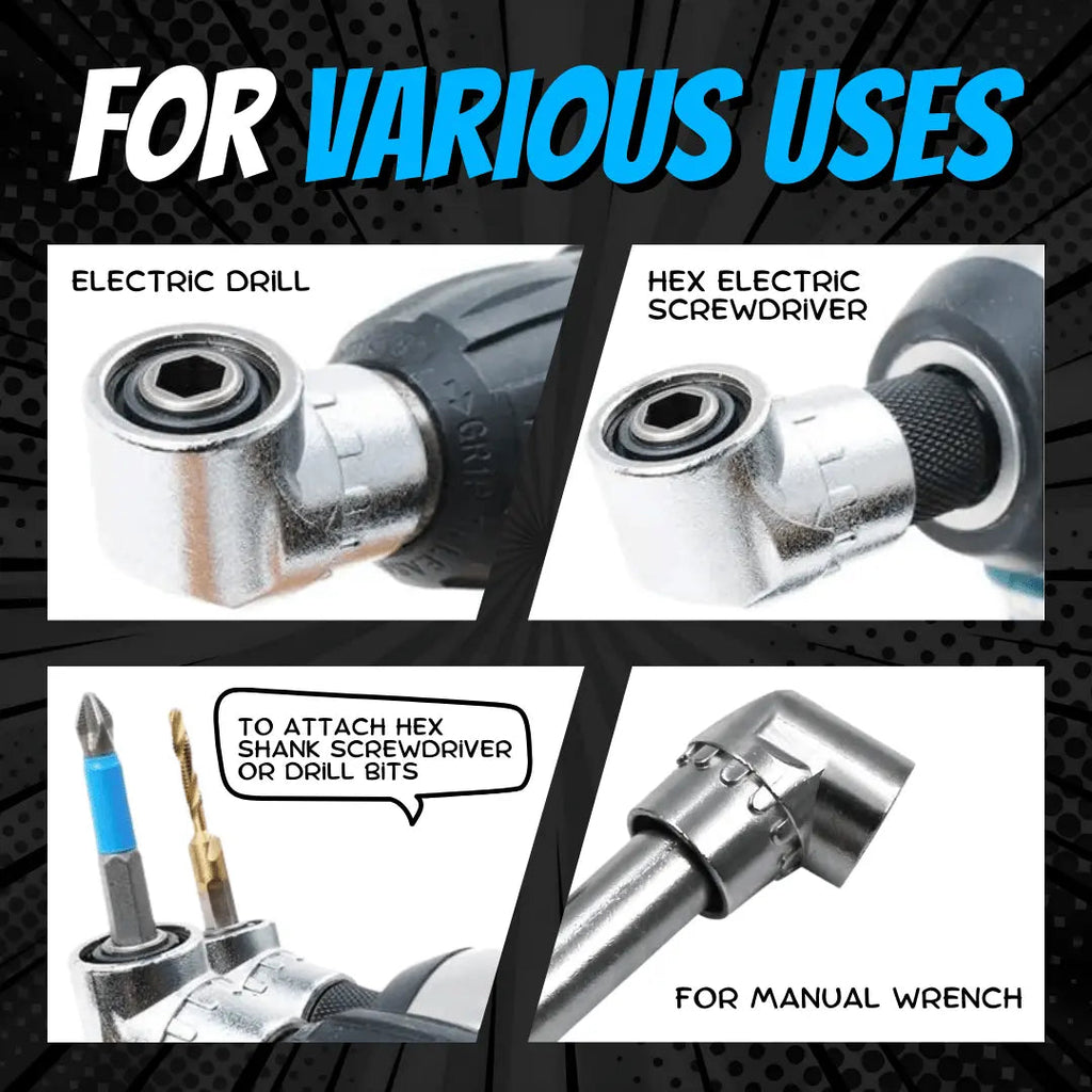 105° Zinc Alloy Angle Drill Adapter