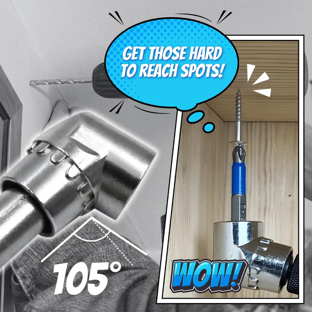 105° Zinc Alloy Angle Drill Adapter