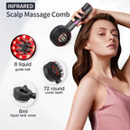 Hair Growth Massage Comb - Red Light Scalp Massager