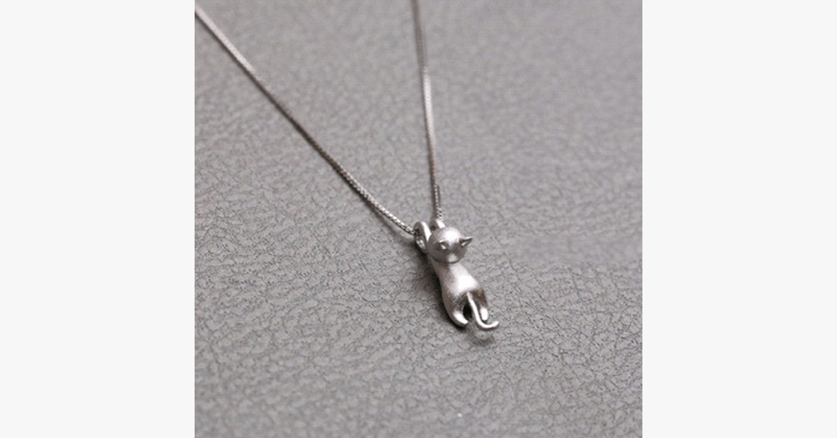 Climbing Cats Pendant – Made specifically for animal lovers – Simple, but absolutely unique