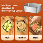 Stainless Steel Food Storage Container with Lid, Lunch, Snack Storage Box
