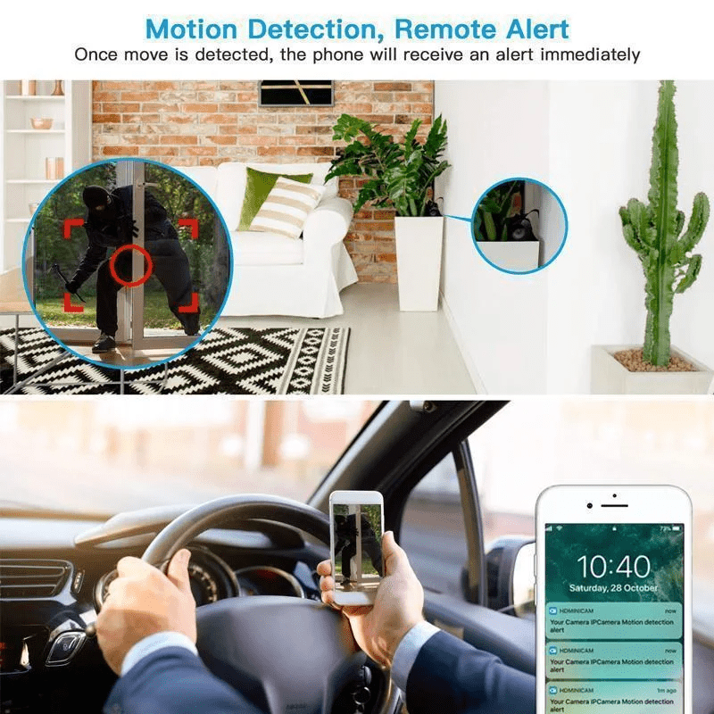 MINIGUARD CAM – 1080p Mini Camera with Magnetic Mount & Night Vision