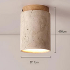Trendy Round Japanese Style Ceiling Lamp - ZenLight