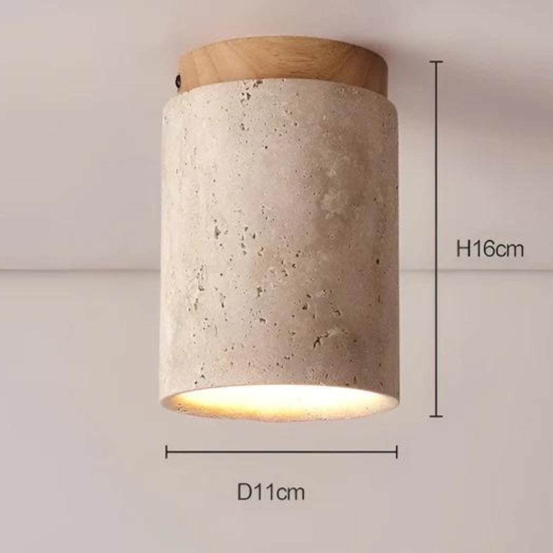 Trendy Round Japanese Style Ceiling Lamp - ZenLight