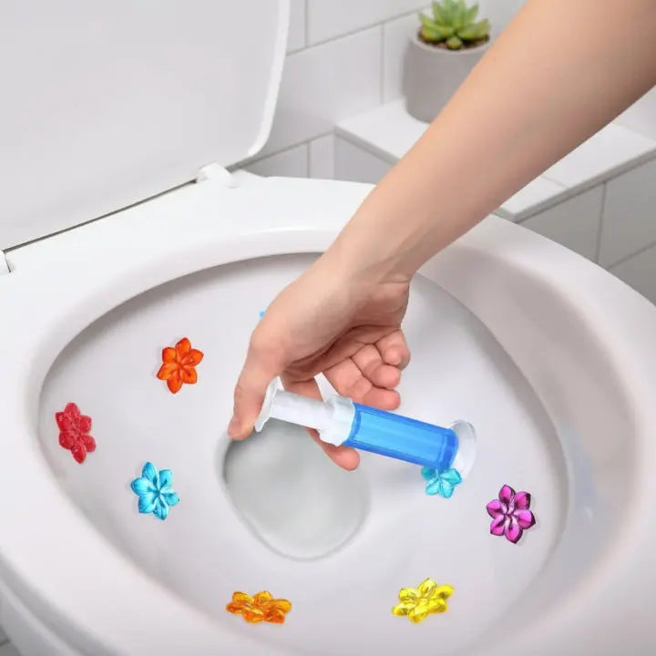 12-piece gel stamp set for the toilet — Transform every flush into an explosion of irresistible freshness!