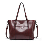 Stylish leather handbag with handcrafted details