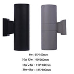 Outdoor Wall Light with Black Aluminium Finish