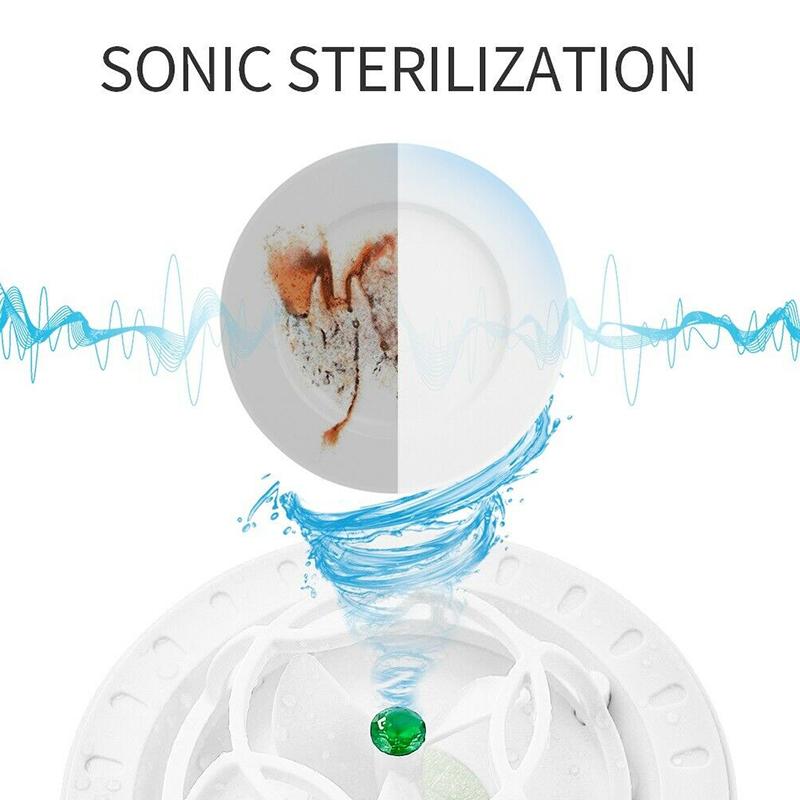 Ultrasonic Portable Dishwasher And Laundry Piece
