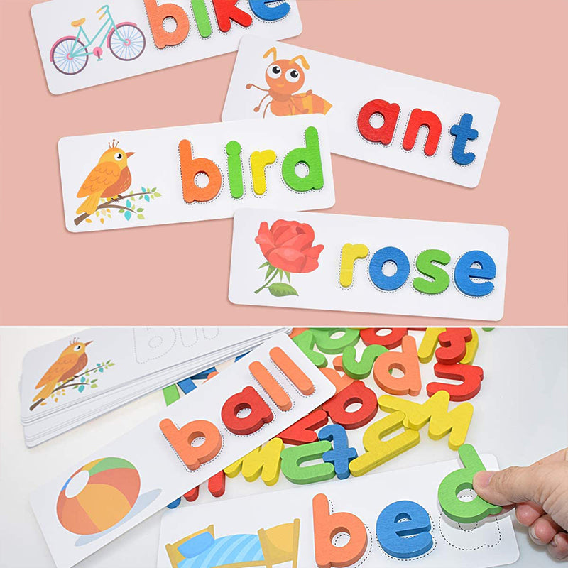 Letter recognition spelling game