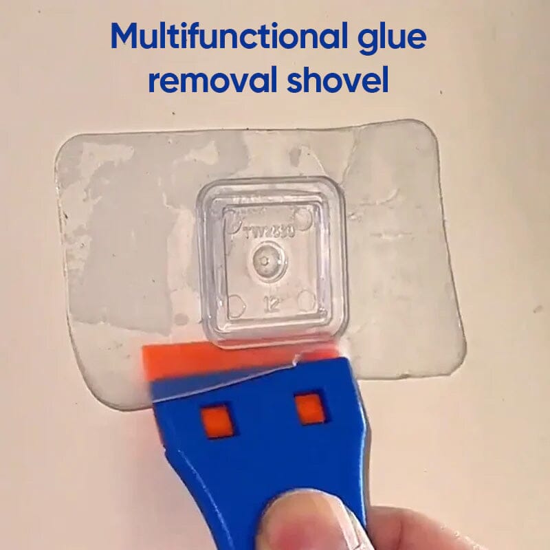 Multifunctional shovel for adhesive removal