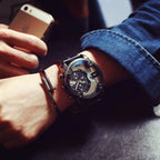 Men's Fashion Large Dial Style Steel Band Watch