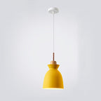AuroraLite Nordic Pendant Light | Metal Design | 1-Light | Modern Color Options