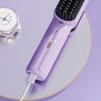 Portable negative ion hair straightener comb