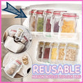 10+10 | Reusable Ziplock bags in jar design