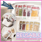 10+10 | Reusable Ziplock bags in jar design
