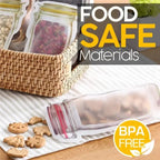 10+10 | Reusable Ziplock bags in jar design