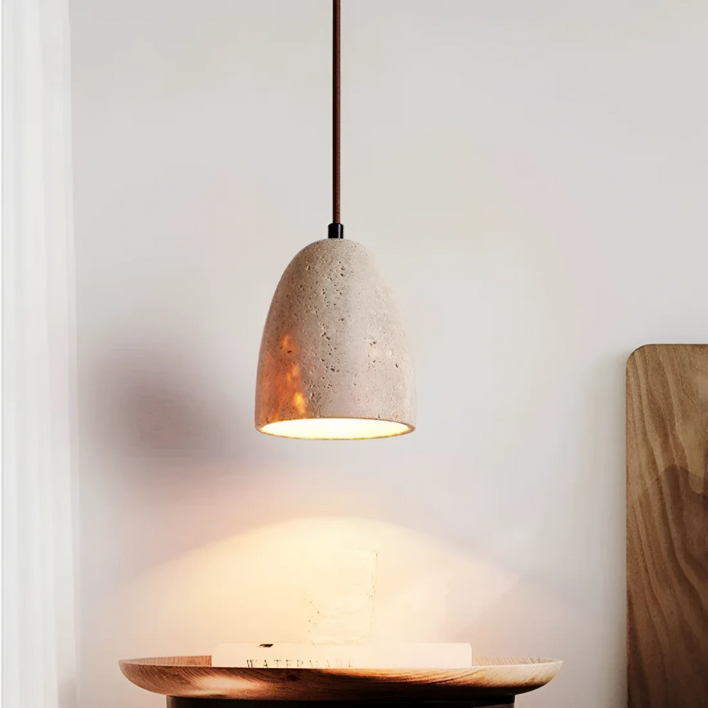 Retro Travertine Pendant Lamp