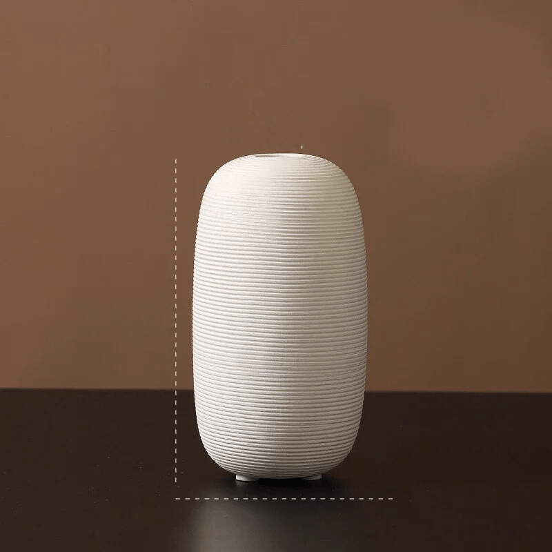 Pattern of tranquility among ceramic shapes