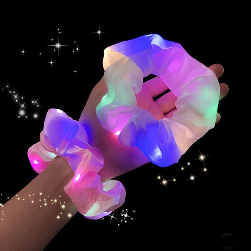 LED Scrunchy Hair Ties