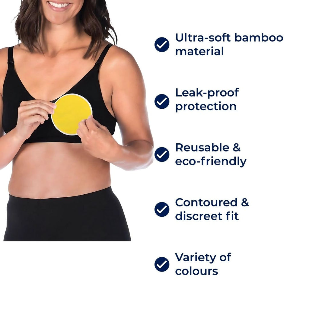 Leak‑Proof – Comfortable to Wear - Bamboo Soft – Breastfeeding Mums