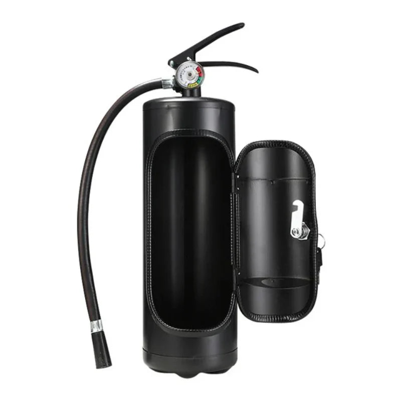 Original Stylish Bottle Holder in Fire Extinguisher Design – Practical and Decorative