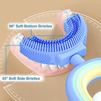 Children's Rainbow U-shaped Toothbrush