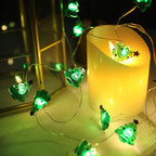 Christmas Elk Snowman Decoration LED Copper Wire String Lights