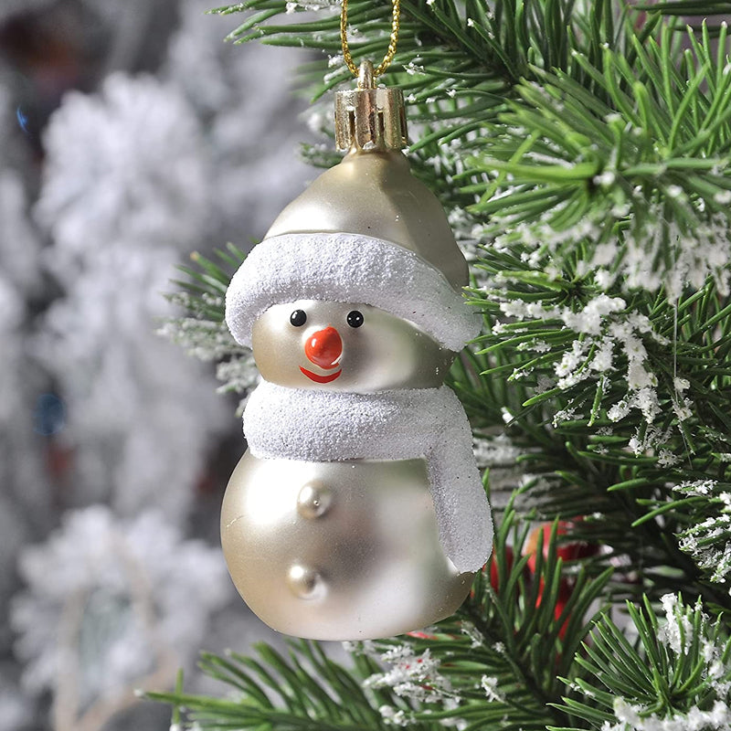 Christmas Ball Ornaments with Hanging Hooks, Multi-Piece Sets