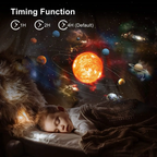 Planetarium Galaxy Projector - 360° rotation for full-room coverage
