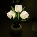 LED Tulip Nightstand Lamp Flower Table Lamp