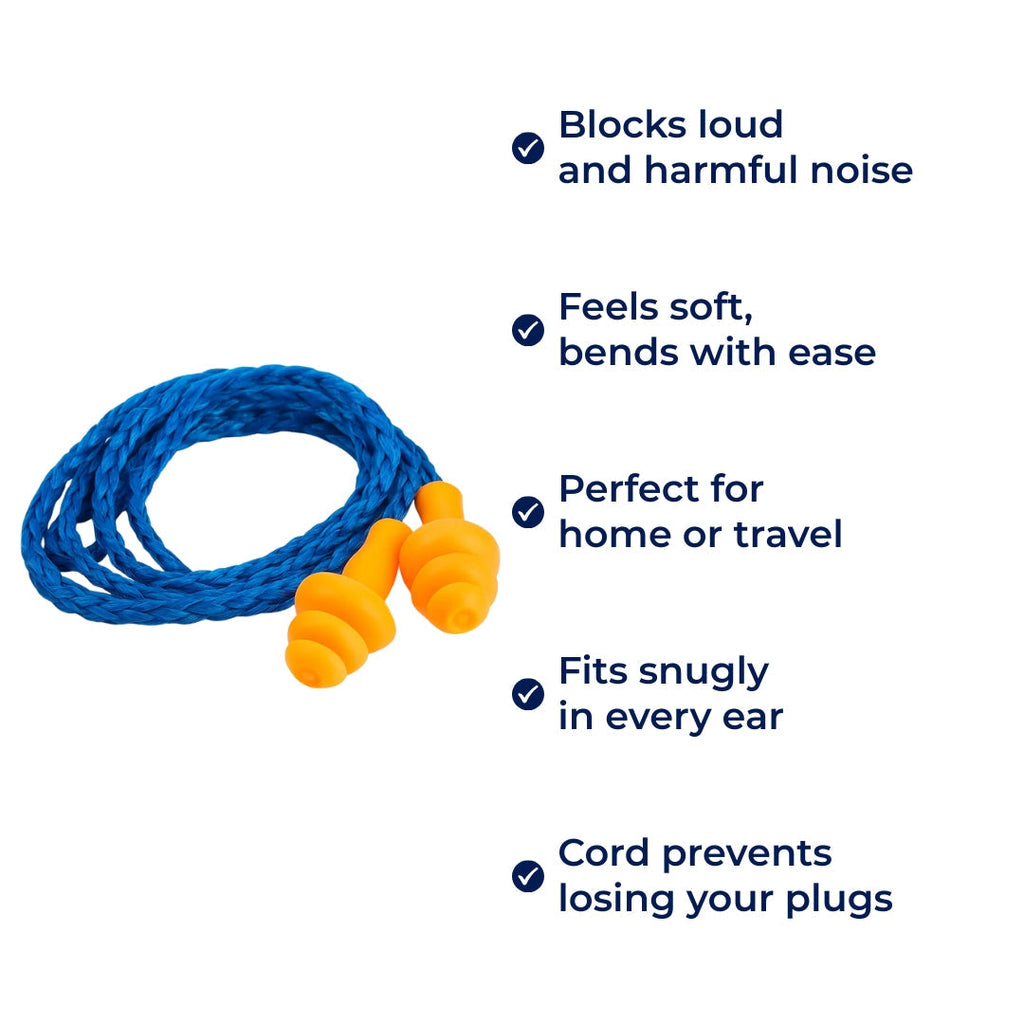 Noise Reduction – Soft Reusable Silicone – Hearing Protection At Work Sleep Study And Travel