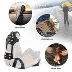 Traction Cleats Ice Snow Grippers Non-Slip Silicone
