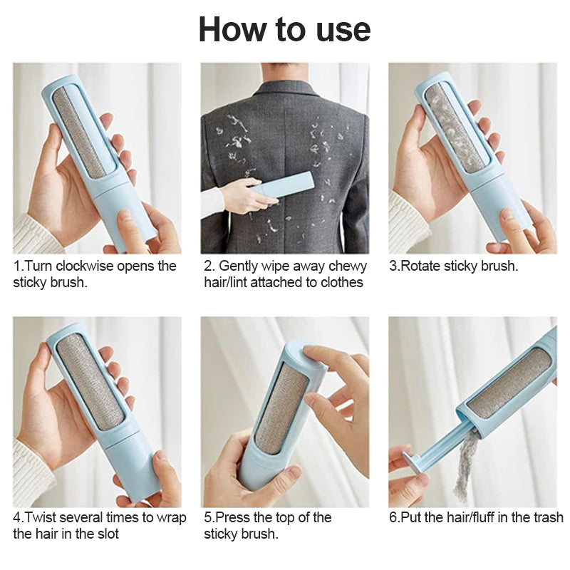 Sticky Brush for Household Clothing