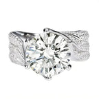 Magnetic Moissanite Lymphatic Drainage Ring