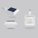 Solar UFO Shape Design Fence Light LED Outdoor Wall Lamp