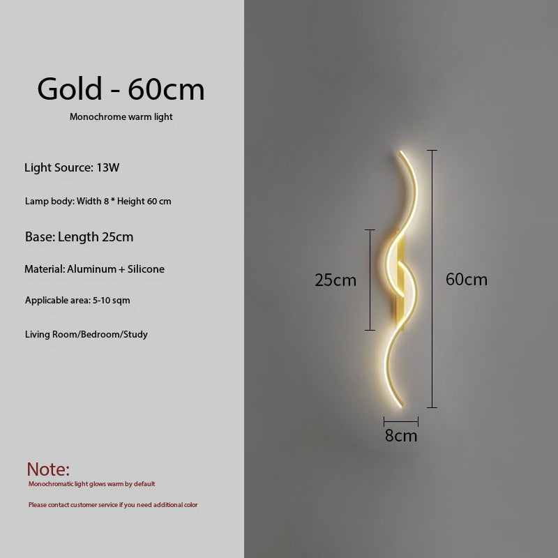 Minimalist Luxury LED Wall Sconce - Multiple Sizes, Finishes, and Dimming Options