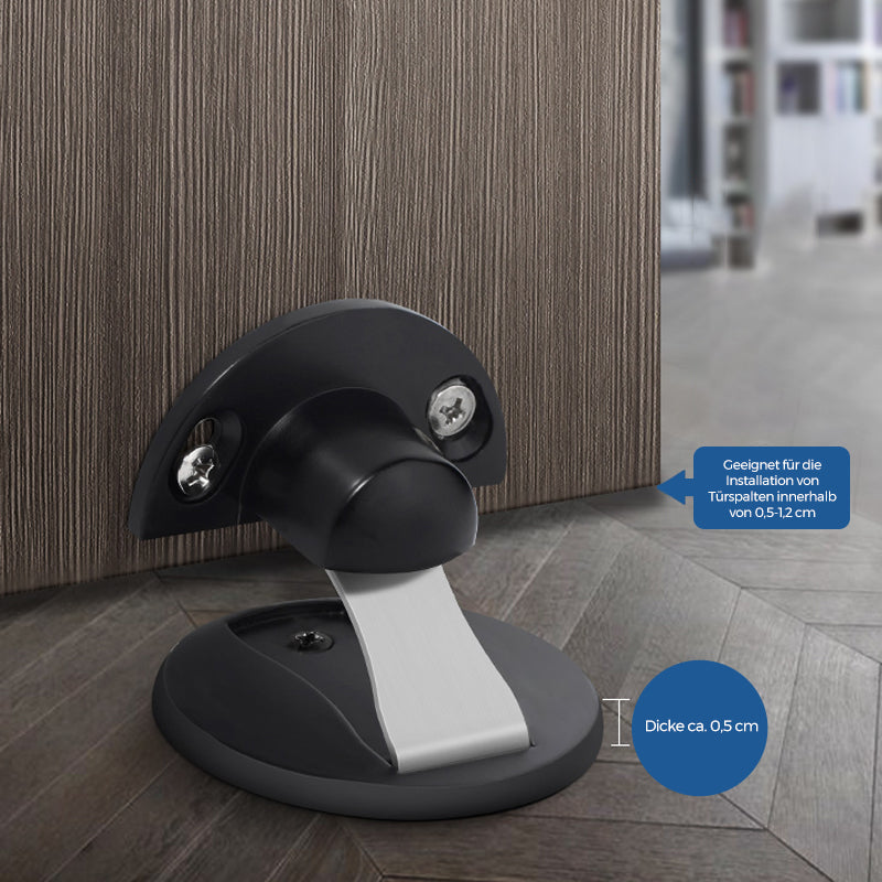 Invisible magnetic door stop made of stainless steel