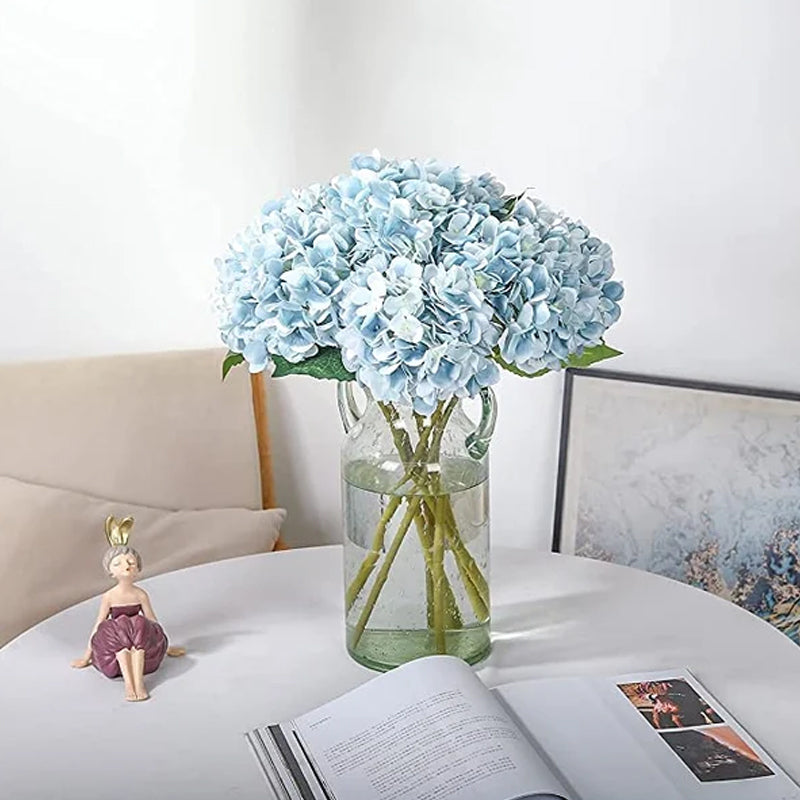 Artificial Hydrangea Flowers Outdoors