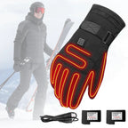 Electric Heated Winter Gloves – Adjustable Heat and Touchscreen Compatible