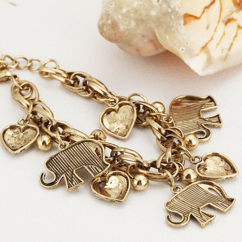 Handmade Vintage Elephant Anklet