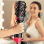 4-in-1 hairdryer & straightener for volume, shine & styling versatility