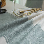 Glisstra Geometric Tassel Tablecloth