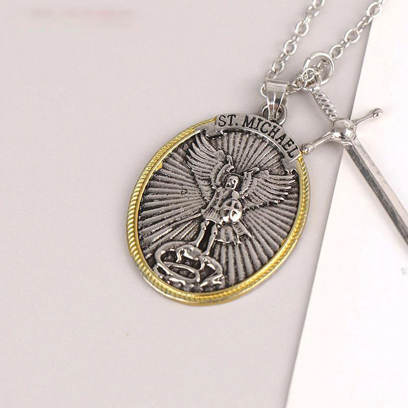 Guardian Angel Michael Pendant