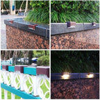 Waterproof Stair Solar Lights for Outdoors (4 pieces)