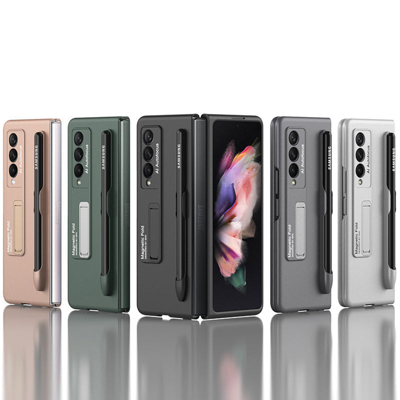 Fashion Kickstand Case with Pencil Slot for Samsung Galaxy Z Fold 3