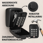 KeyGuard Outdoor Safe – Weatherproof Wall-Mounted Key Box