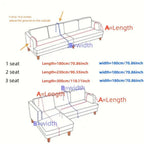 Wave-Pattern Chenille Sofa Cover with Tassels and Non-Slip Fit