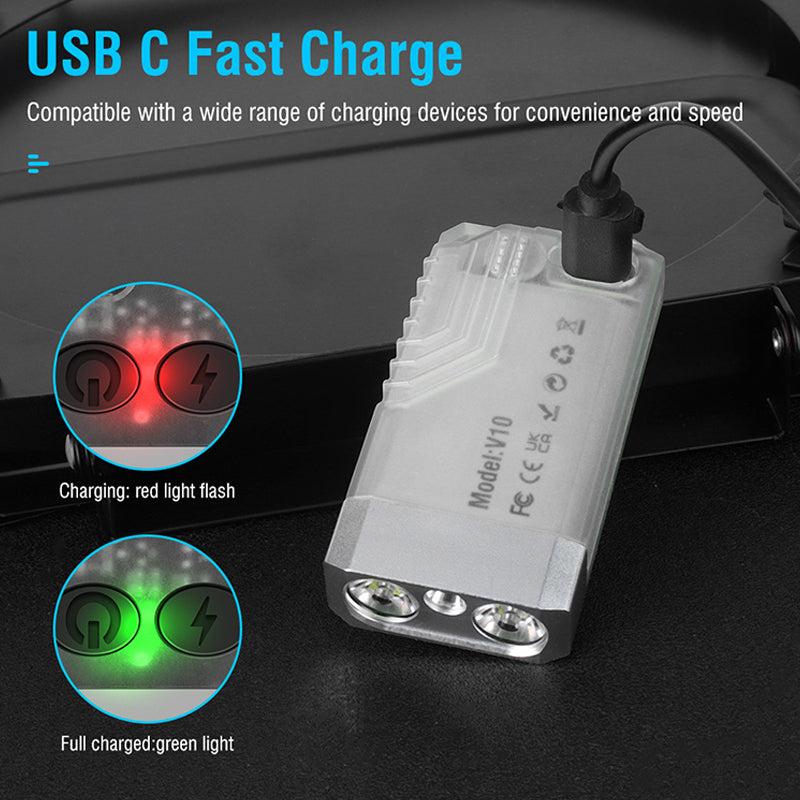 V10 Mini Portable Flashlight