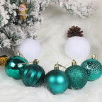 34pcs Christmas Tree Balls Ornaments